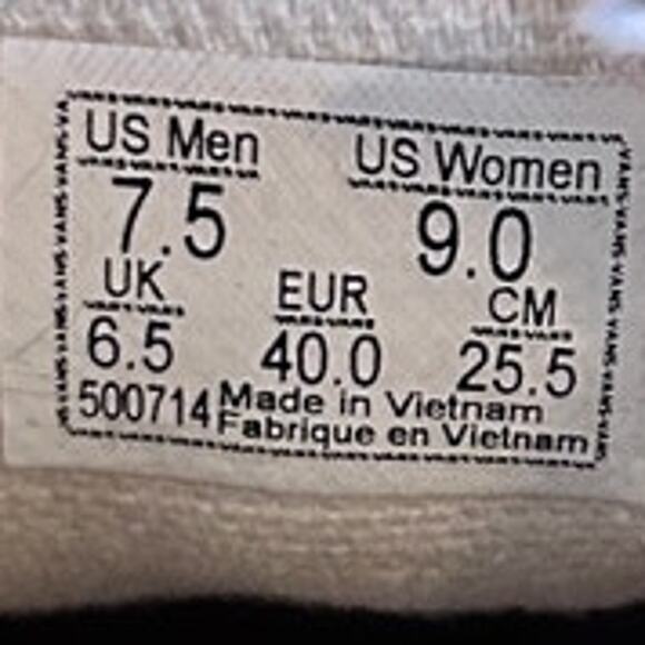 Vans Off The Wall - Slip-On Classic Checker Flame - Sneakers - Red - Women's - 9 - Picture 9 of 9